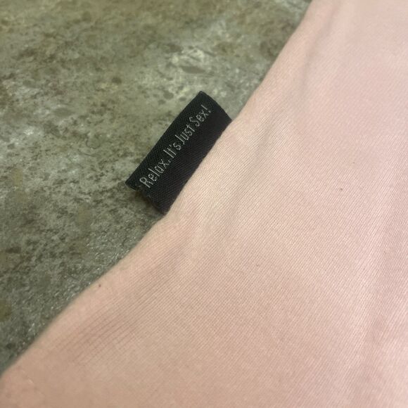 hustler hollywood official pink and brown colorblock honeys crop top medium - Picture 3 of 9